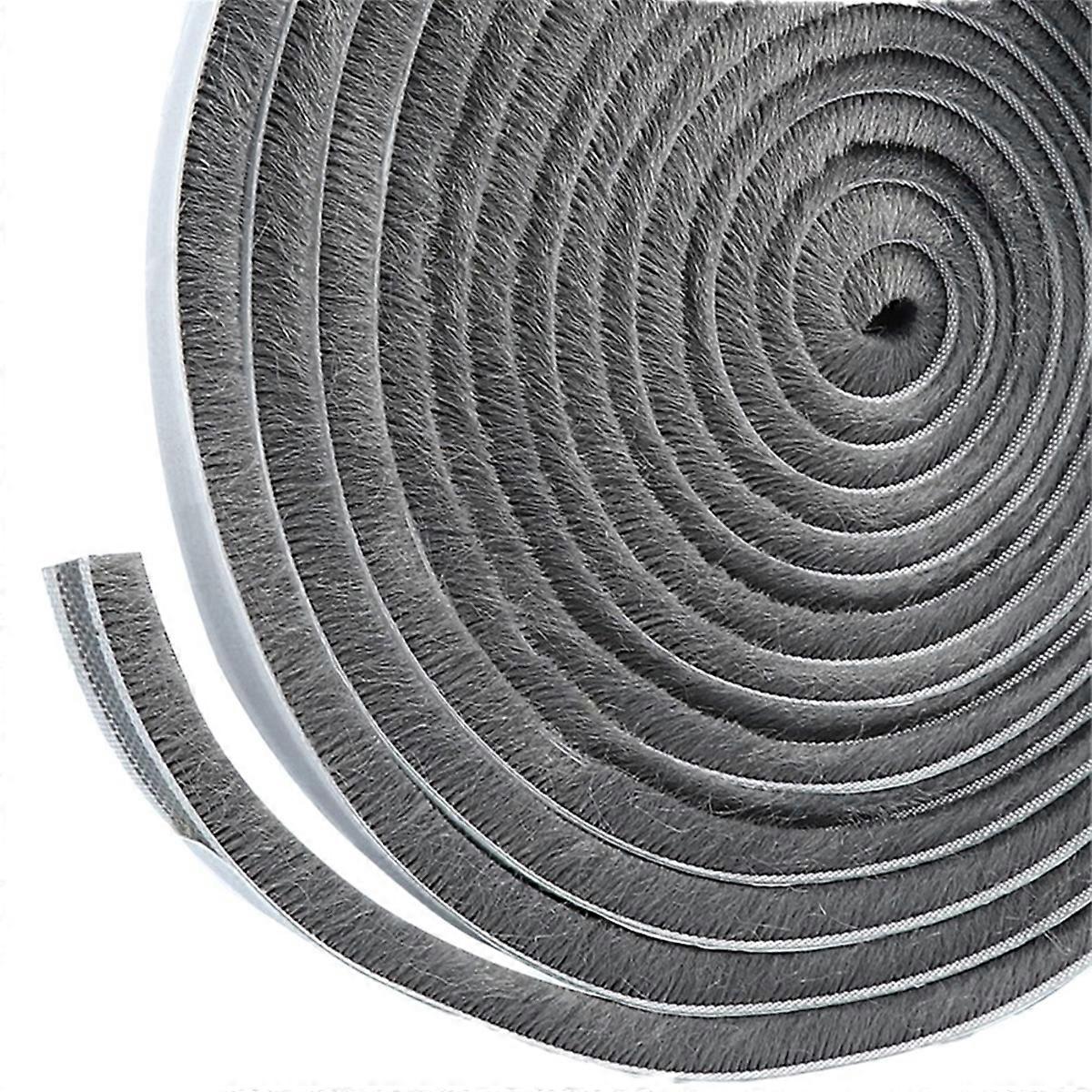 Tira de vedação de porta autoadesiva de 33 pés para janela de porta, 0,35 polegadas de largura X 0,2 polegadas de largura