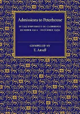 Admissions to Peterhouse