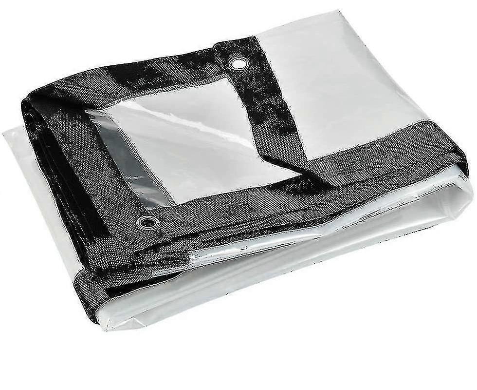 Wasserdichte Plane mit Ösen, Schutzplane, Transparent