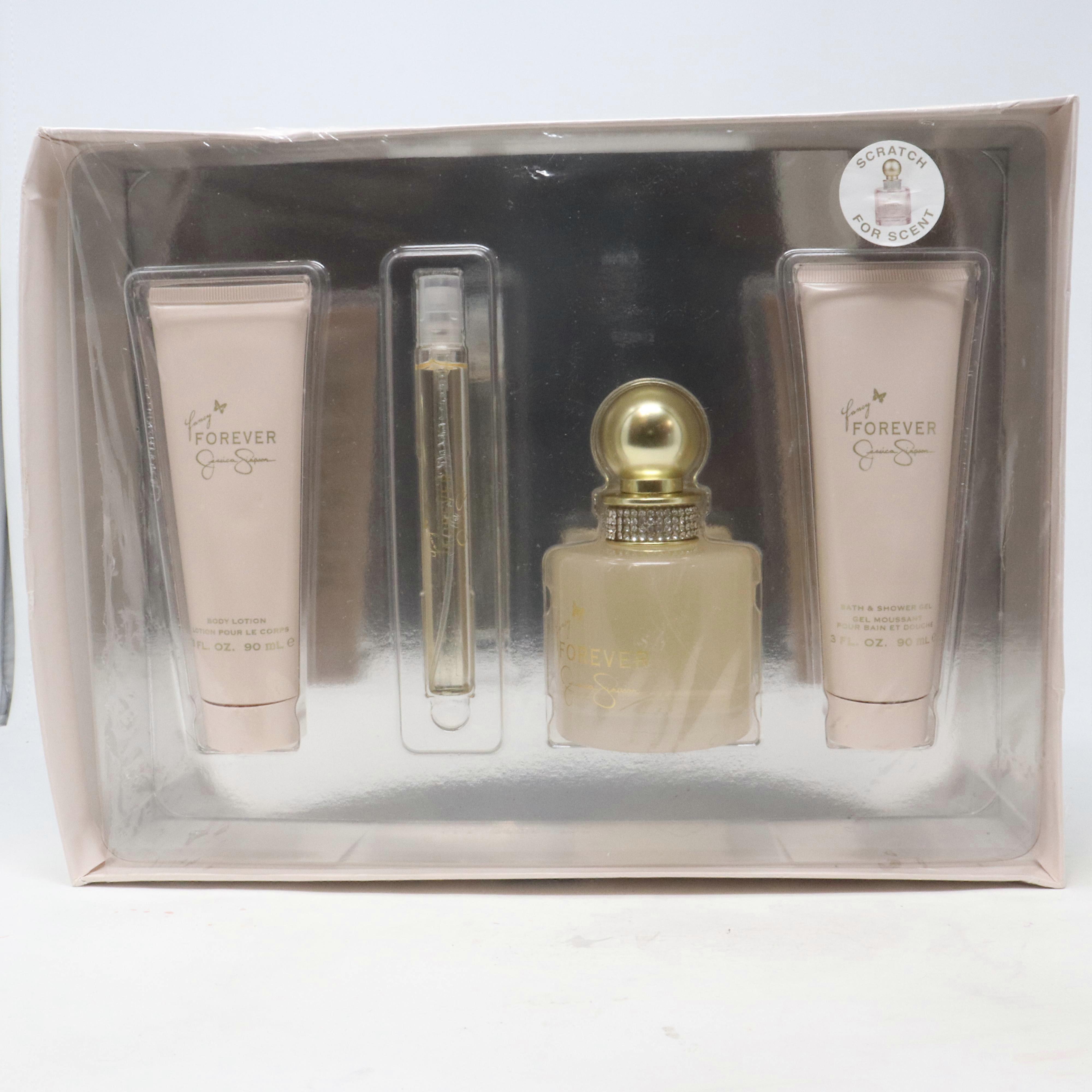 Jessica Simpson Fancy Forever 4pc Gift Set For Women
100mlEDP+10mlEDP+3ozL+3ozG
