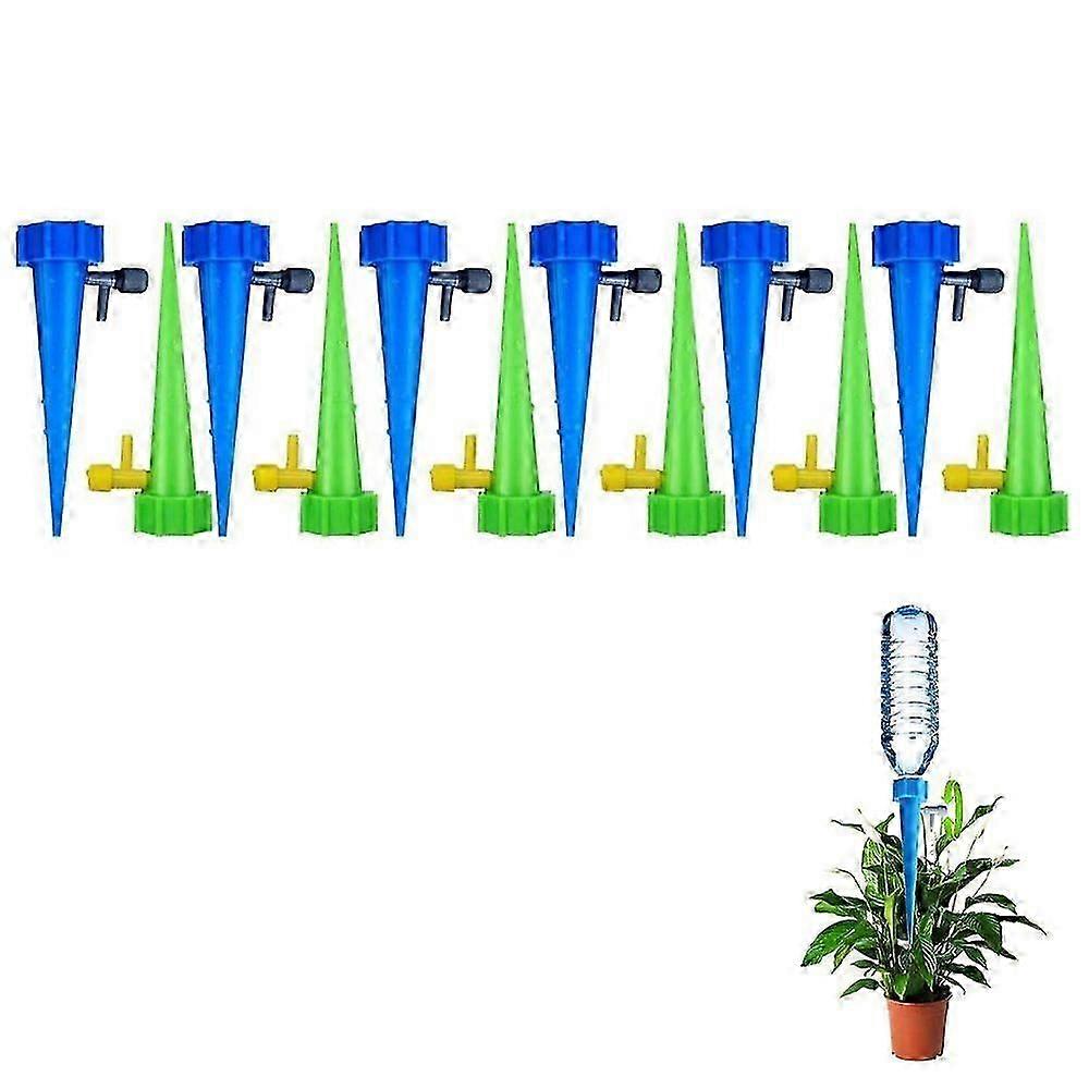 Automatic Watering Faucet, Adjustable Plant Watering Faucet, With Slow Release Control Valve Switch, Suitable For Indoor And Outdoor Plants (12/15/24P
