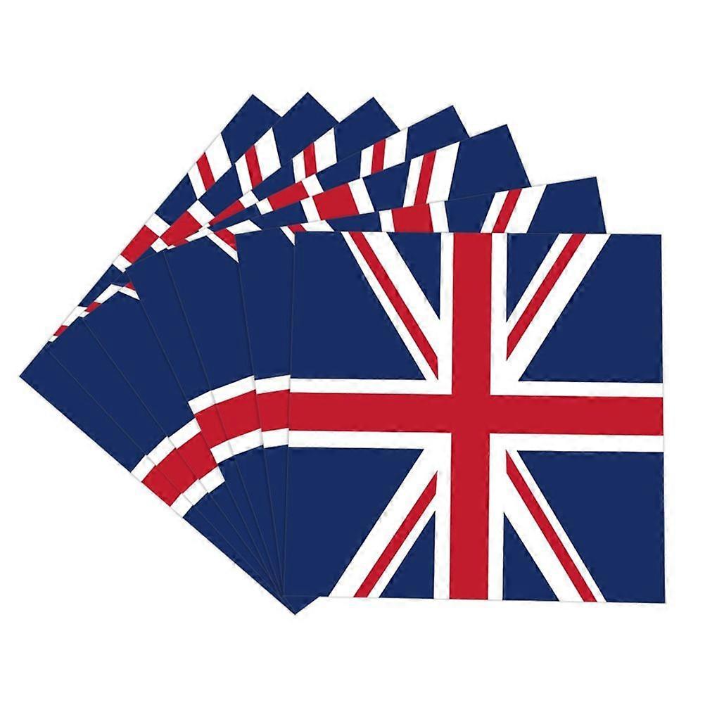 ユニオンジャックテーブルクロス紙ナプキン紙皿紙コップ英国国旗誕生日パーティー用品装飾