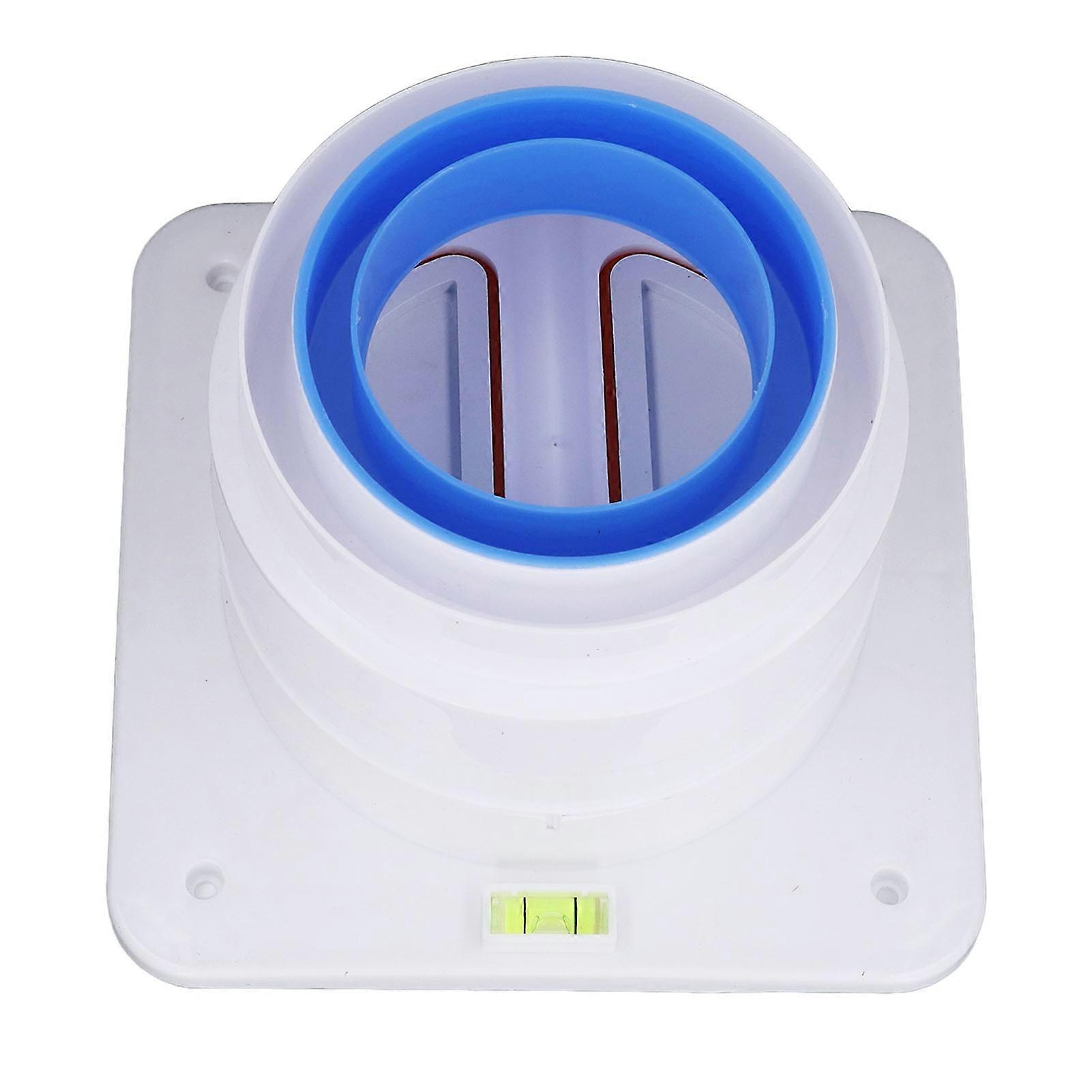 Range Hood Check Valve ABS Kitchen Flue Backdraft Damper with Level