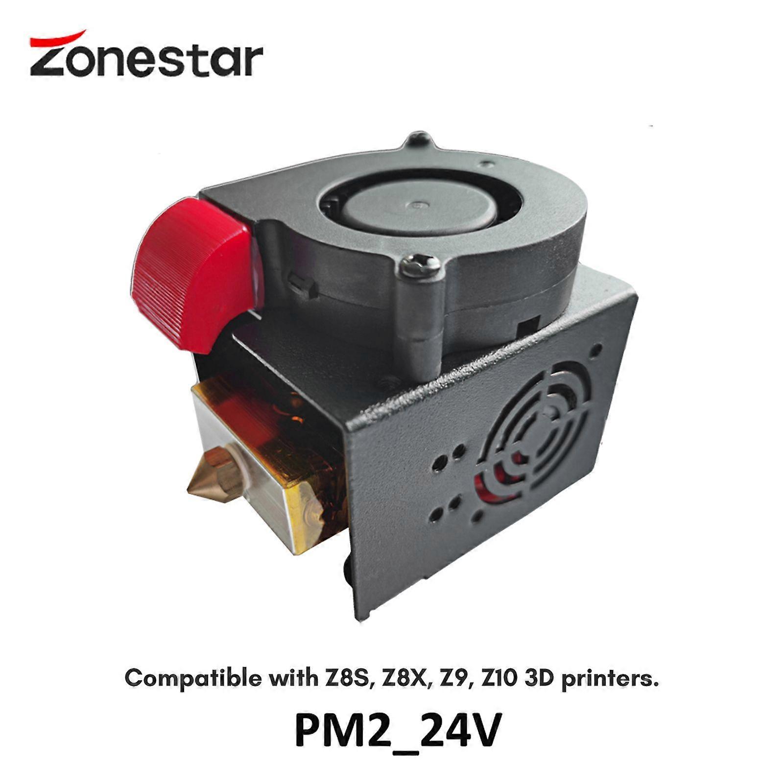 Zonestar 2-IN-1-OUT Hotend 24V Print Head Compatible With Z8S/Z8X/Z9/Z10 3D Printers for PLA ABS PETG HIPS