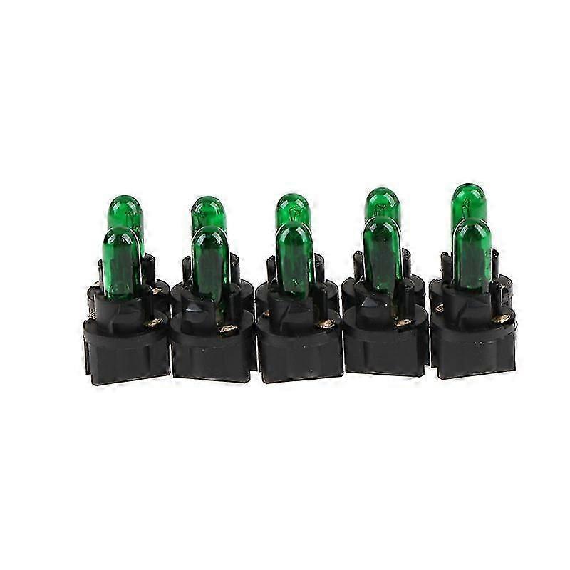 10Pcs T5 T6.5 Led Bulb W1.2Wcar Interior Lights Dashboard Heating Indicator,pyc