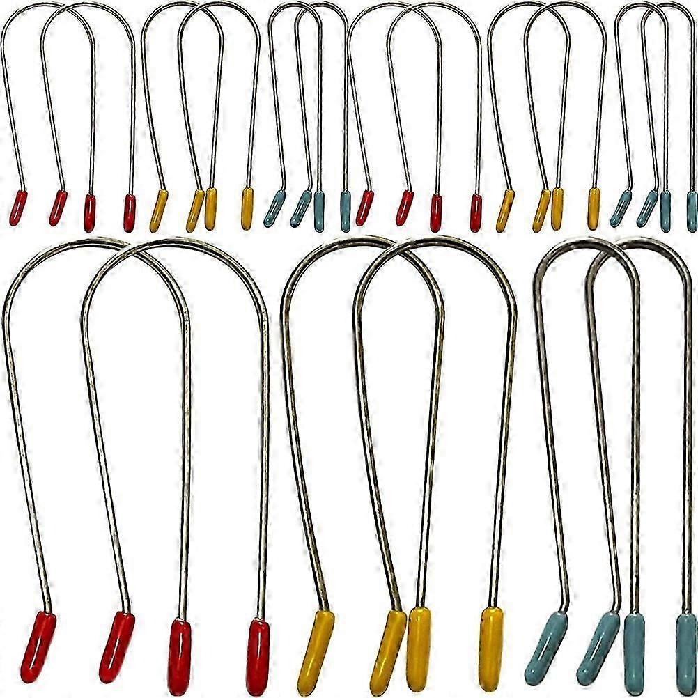 24Pcs Hot Curler Clips Replacement Hot Roller Clips Rollers Securing Pin for Home Salon