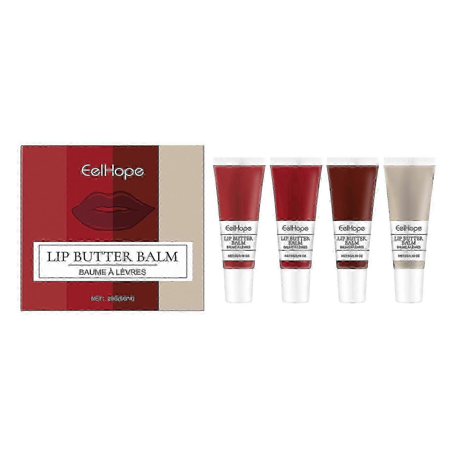 Zestaw mini balsamów do ust z masłem do ust, balsam do ust z połyskiem koloryzujący balsam do ust maska do ust masło do pielęgnacji ust dla natychmiastowego nawilżenia, połysku i nawilżenia