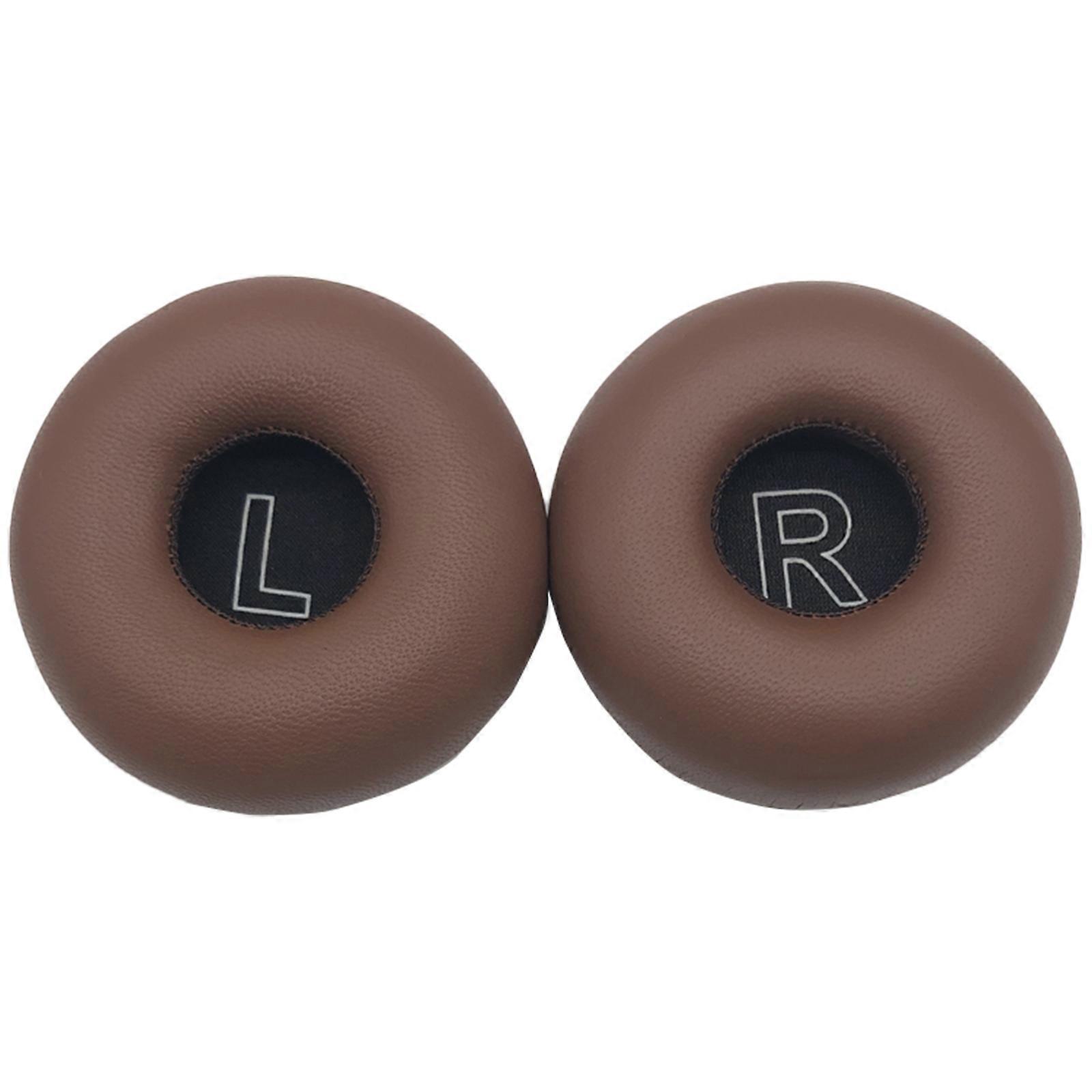 H8i Kablosuz Kulaklıklar için Koyun Derisi Kuzu Derisi Kulak Yastığı Seti Yedek Kulak Yastıkları 2PCS Kahverengi