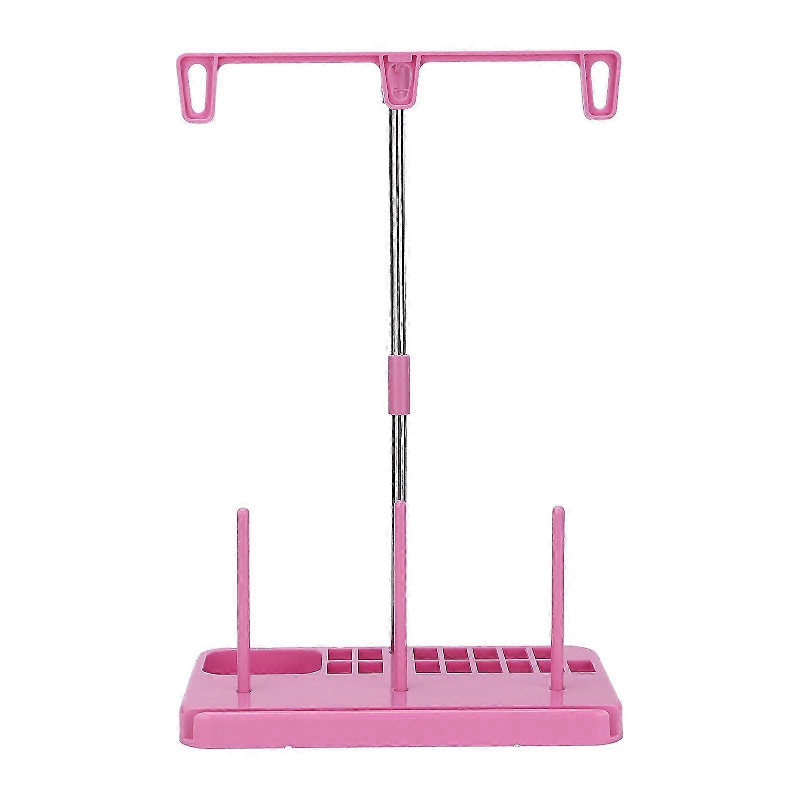 Thread Stand 3 Spool Holder Light Wright Household Sewing Machine Tool for Quilting DIYPink