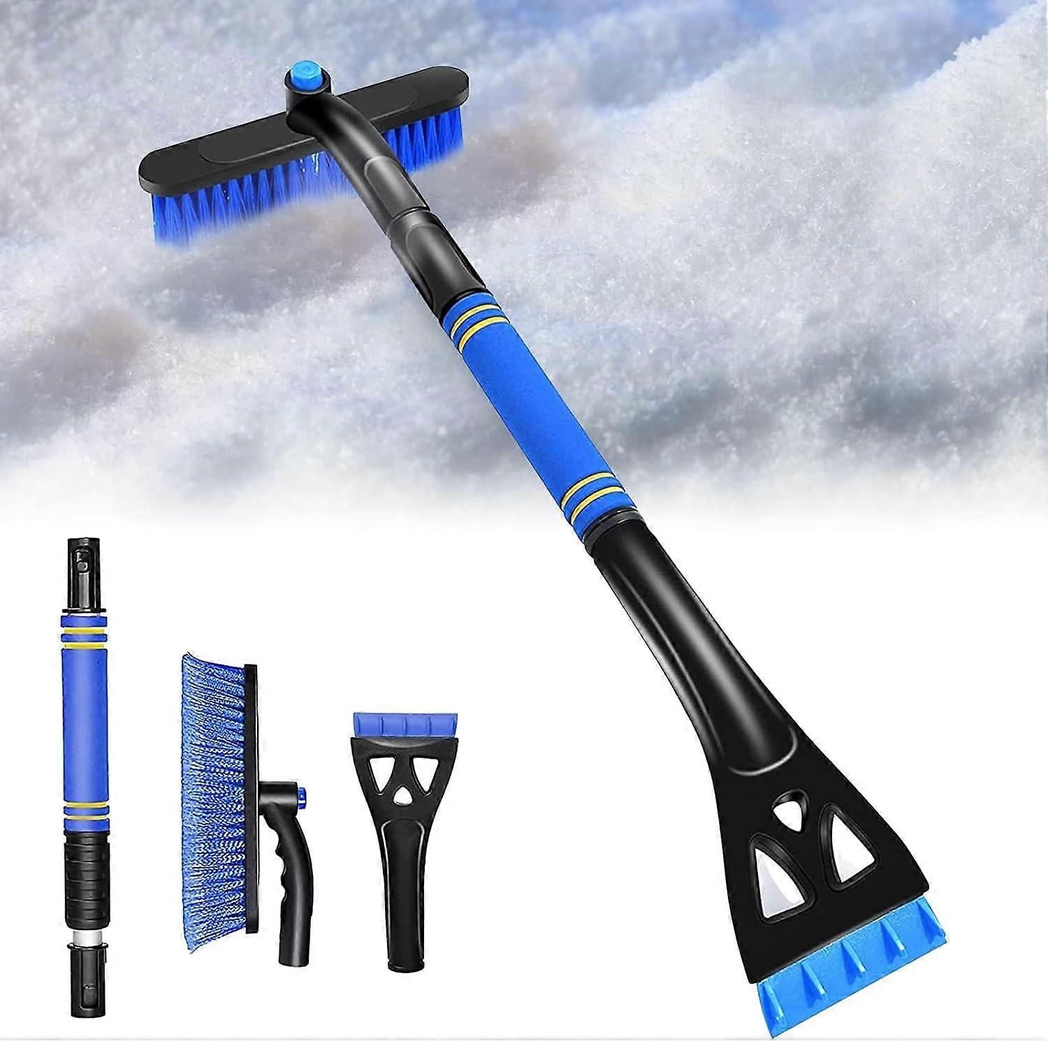 Revolutionize Winter Maintenance With Our Extendable Ice Scraper, Snow Brush And Scratch-Free Ice Scraper For Effortless Snow Removal On Cars,