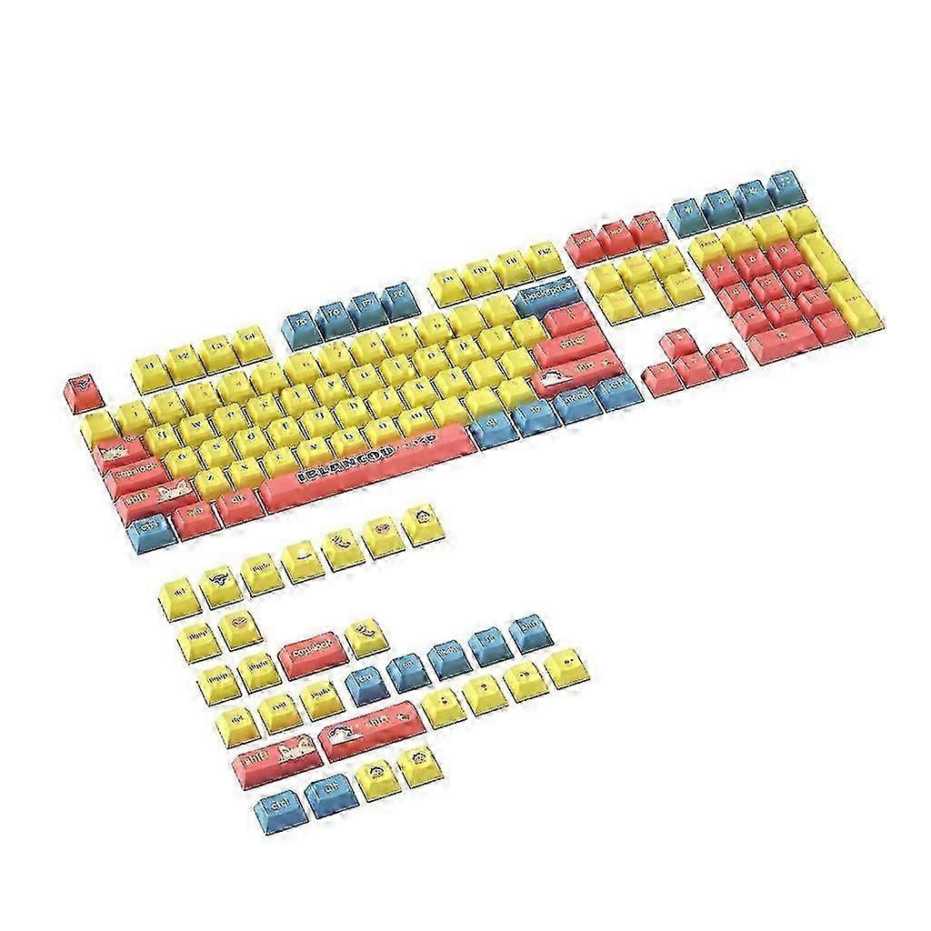 Custom PBT Keycaps 139Keys Keycaps Dye-Sublimation Cute Cherry Profile Keycaps Cherry Profile PBT Keycaps Accessories