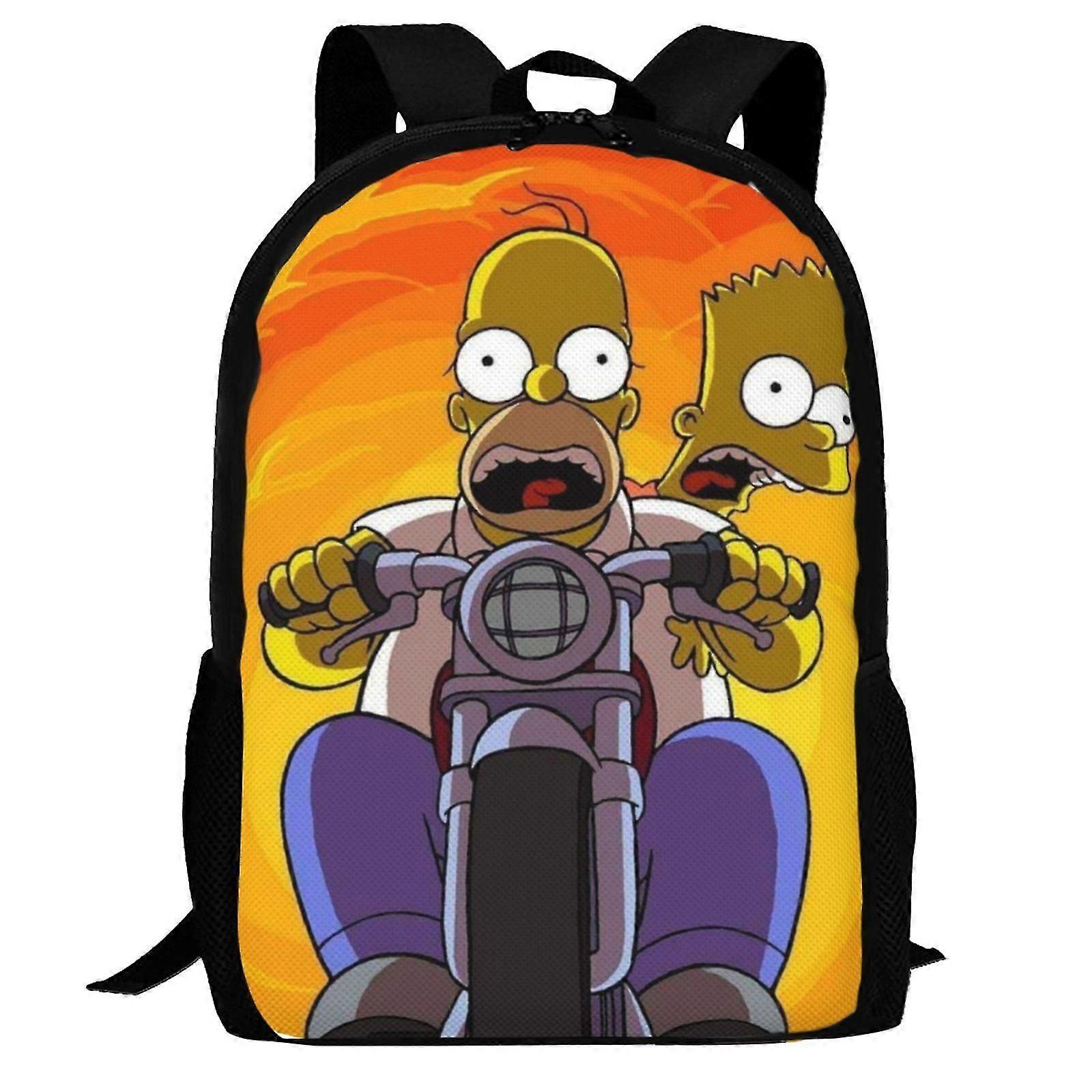 حقيبة ظهر JK1033 حقيبة ظهر عائلة سمبسون ، حقيبة ظهر للكمبيوتر المحمول خفيفة الوزن حقيبة دايدا كاجوال حقيبة ظهر سفر متعددة الوظائف AD1033