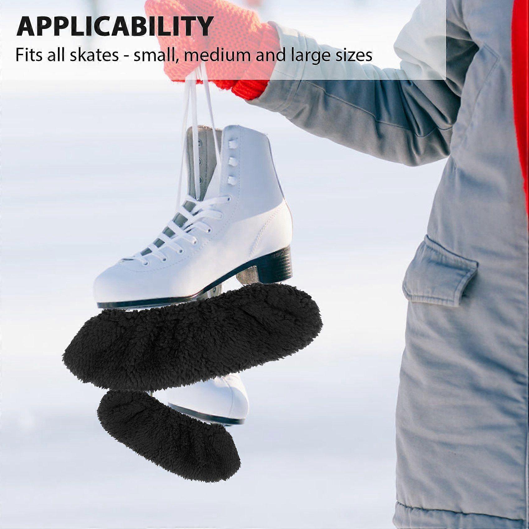 Ice Skate Blade Covers - Guards for Hockey Skates, Figure Skates, and Ice Skates - Skating Soakers Cover Blades From Youth To Adult Size-M