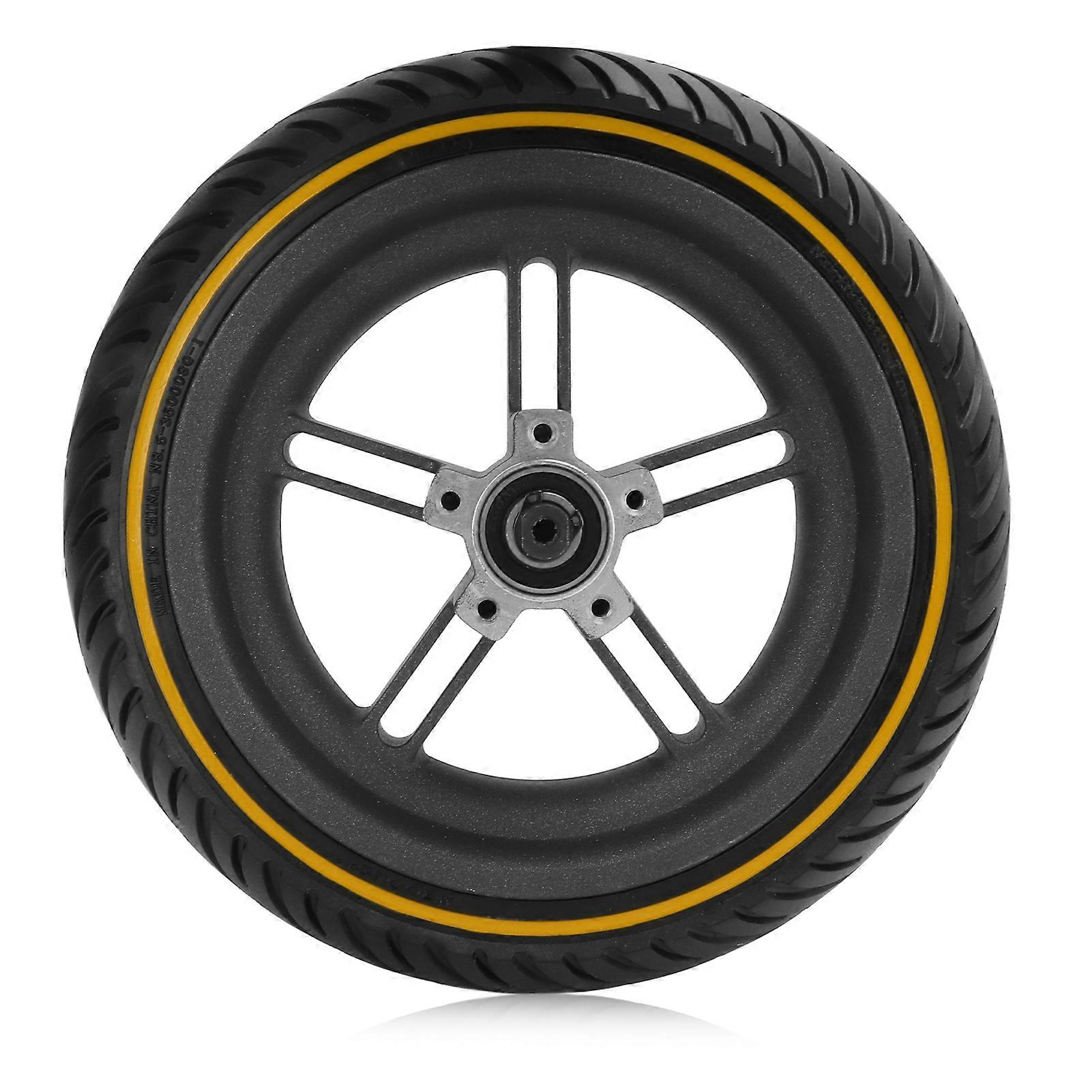 Roue de scooter électrique en caoutchouc de remplacement en caoutchouc pour Xiaomi M365 1S Lite Jaune