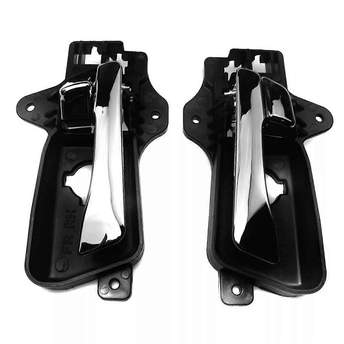 1Pair Front Door Inside Handle Chrome for Hyundai Interior Door Pull