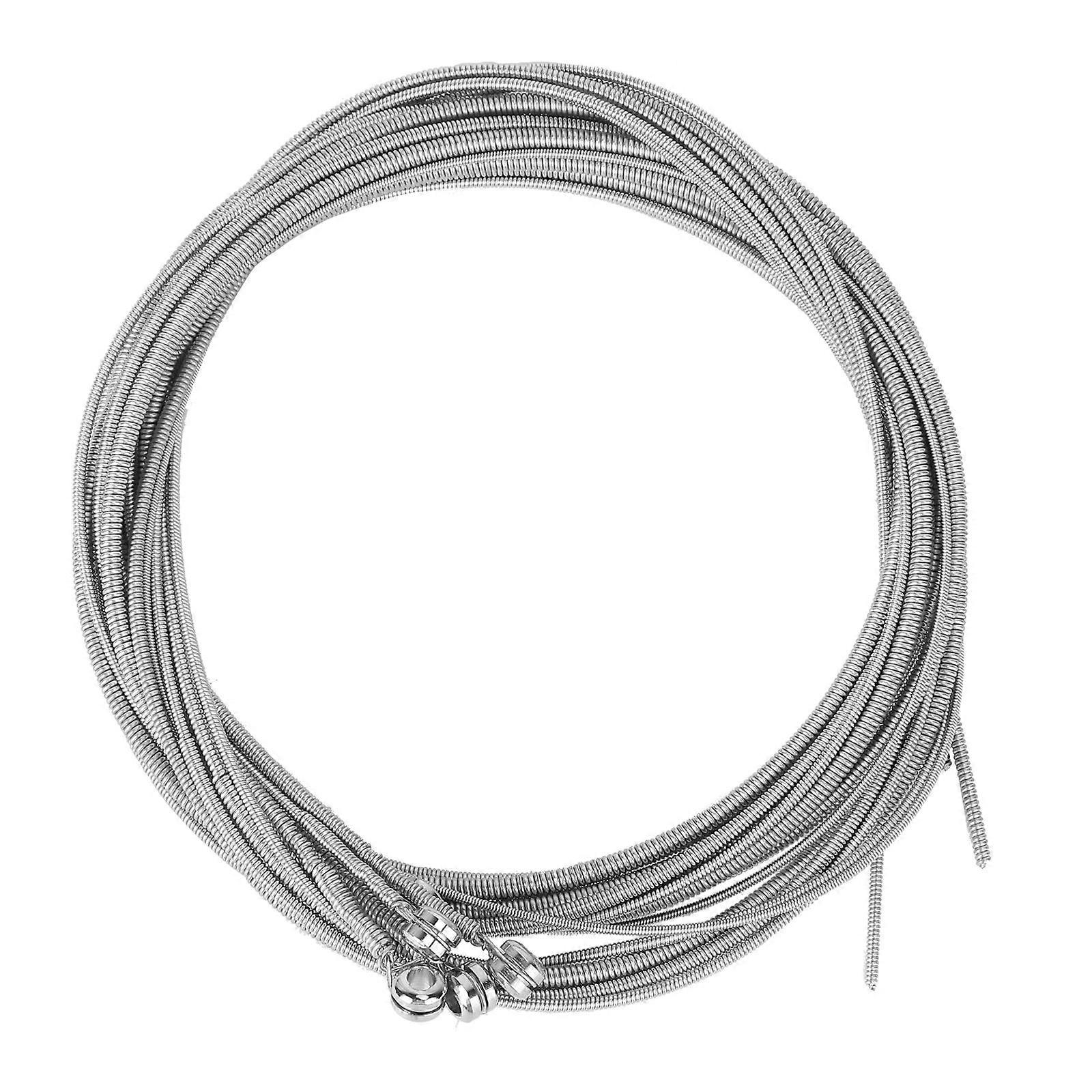 5pcs Steel Strings for 5 String Bass Guitar Replacement Guitar String (Silver)
