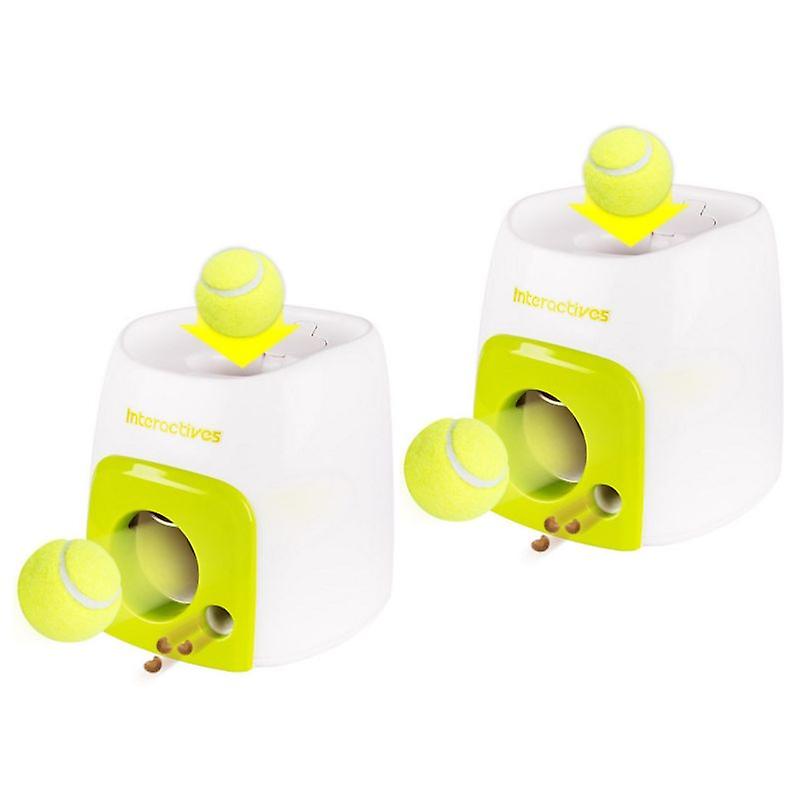 1/2/3Pcs Pet Ball Thrower Chien Lancer Machine Tennis Nourriture Récompense Automatique Interactif