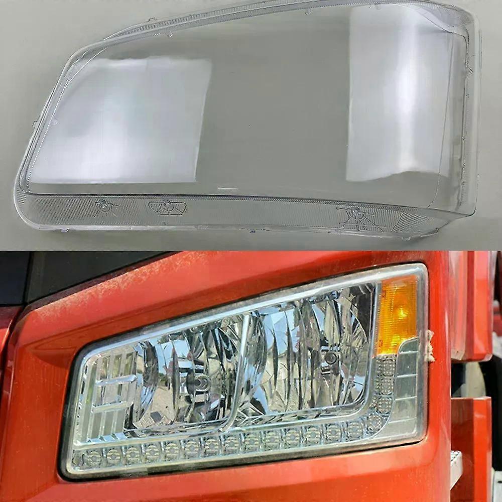 For FAW Jiefang J6P 500 550 420 460 Plexiglass Front Headlamp Transparent Lampshade Lamp Shell Masks Headlight Cover Lens