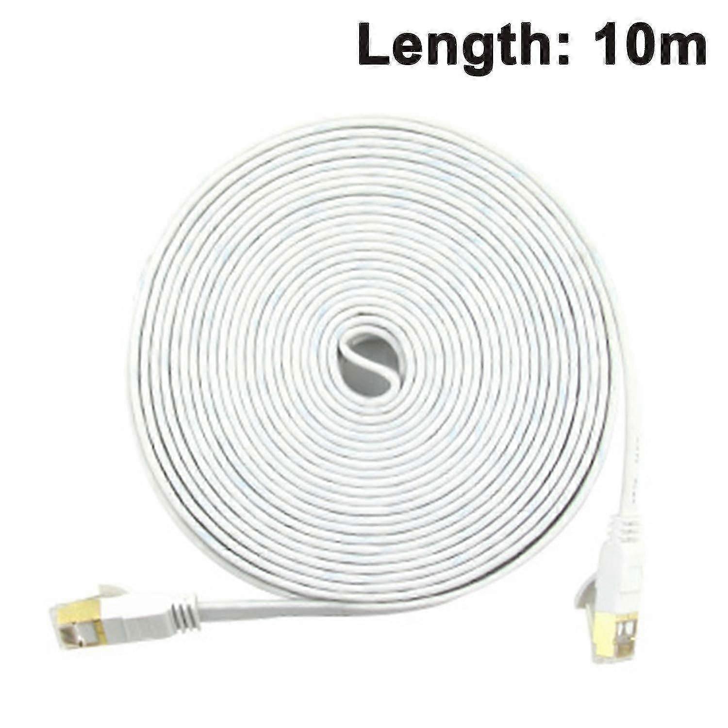 Câble Ethernet réseau RJ45 plat blindé Cat 7
