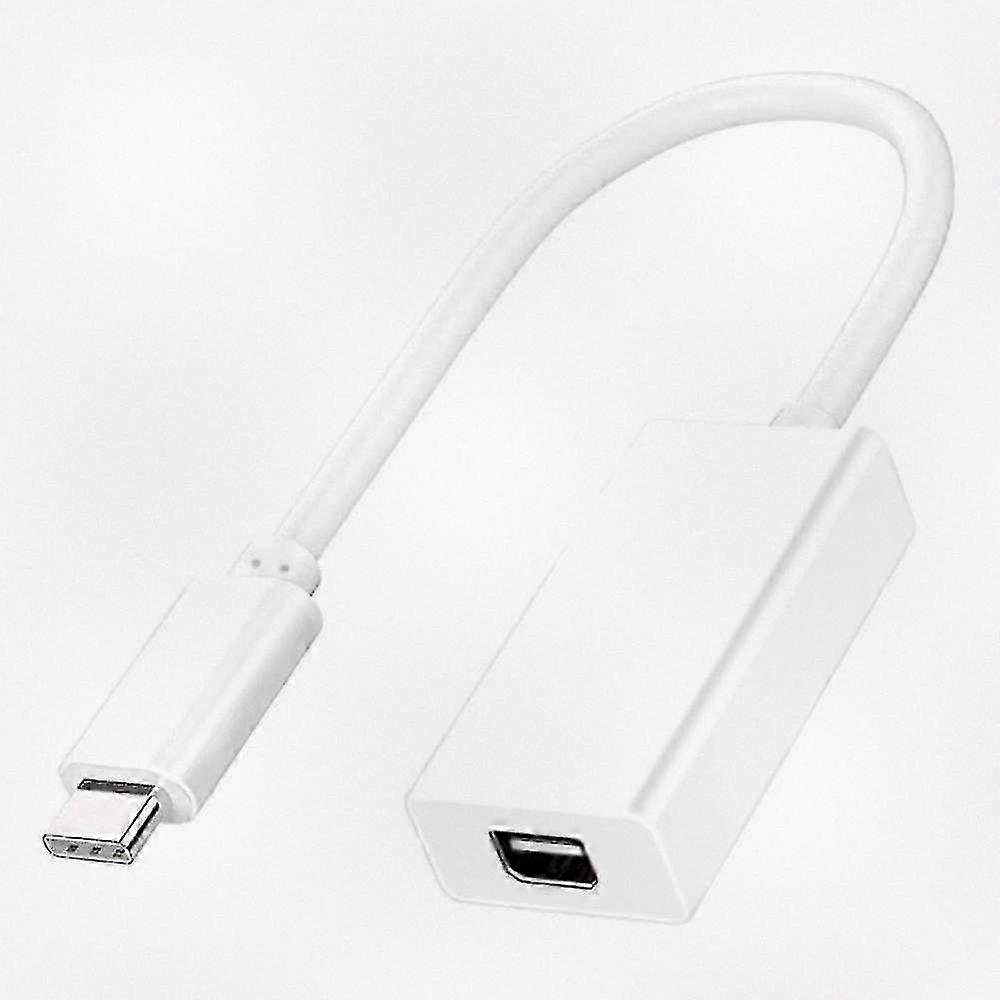 Compatible Thunderbolt 3 USB 3.1 to USB 2.0 Adapter Cable for Windows Mac OS in White