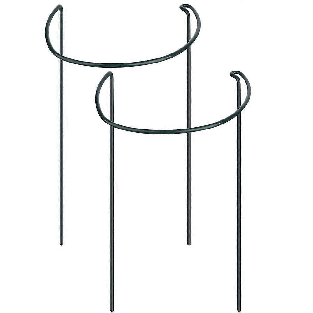 Halvrund järnväxtstödring för inomhus trädgårdsblommor