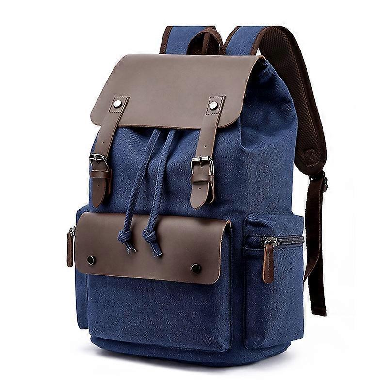 Canvas Freizeitrucksack Computertasche Student Schultasche