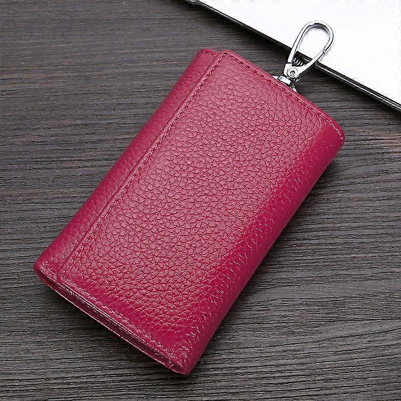 TP-9090K Leather Multifunctional Tri-Fold Key Coin Purse