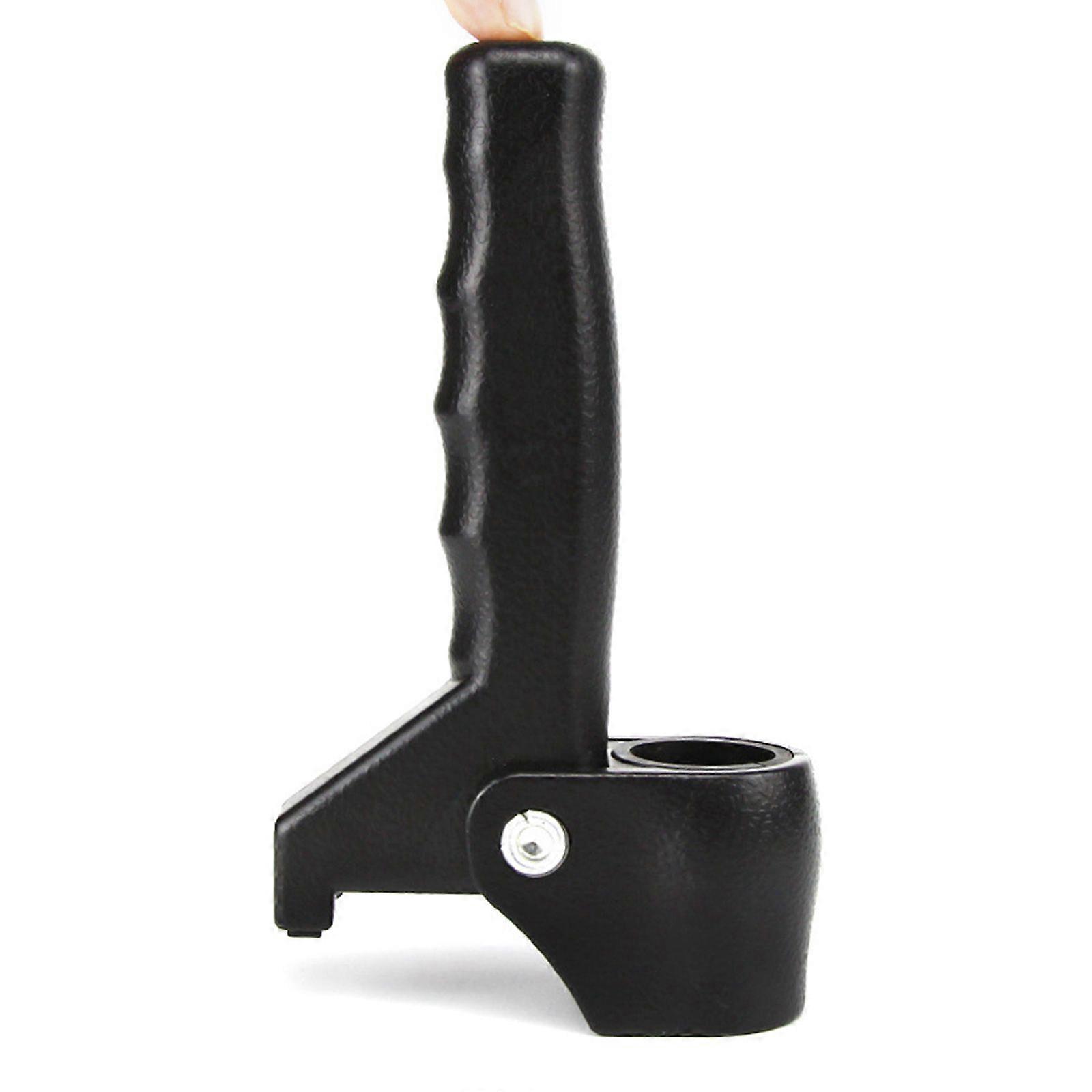 Black Walking Cane Stand Assist-Secondary Flip Down Handle for Added Support