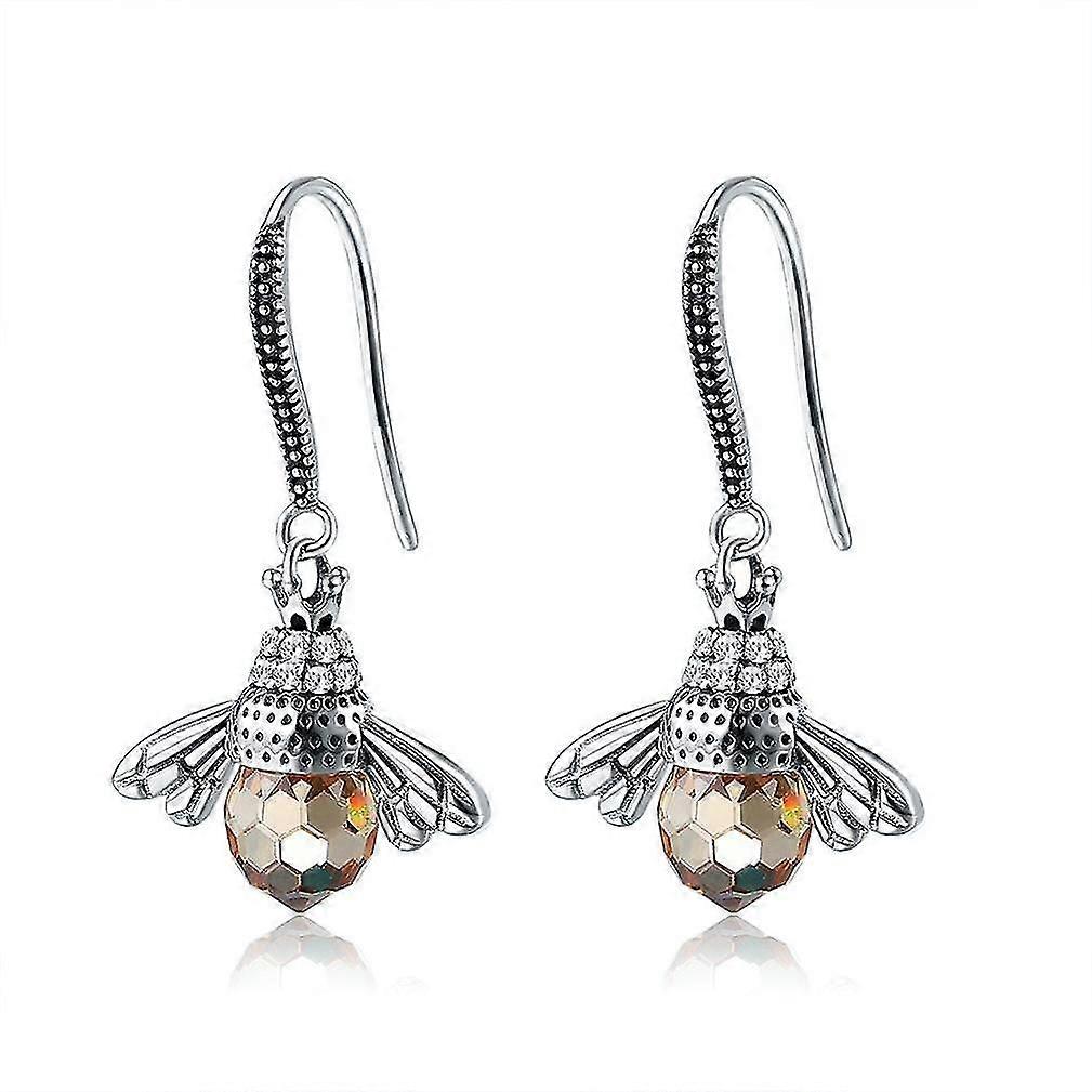 Earrings Animal Bee S925 Eardrops Ear Hooks For Wedding
