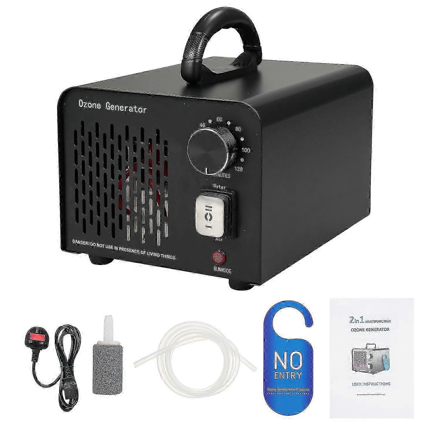 30g - Generatore di ozono 2 in 1 UK Plug con modalità aria e acqua 20.000 mg/h O? Macchina Ozono Ionizzatore Purificatore d'Aria Com