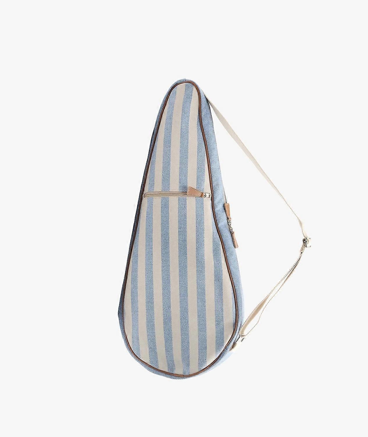 My Style Bags Capri Personalised Tennis Bag - With Light Blue Stripes