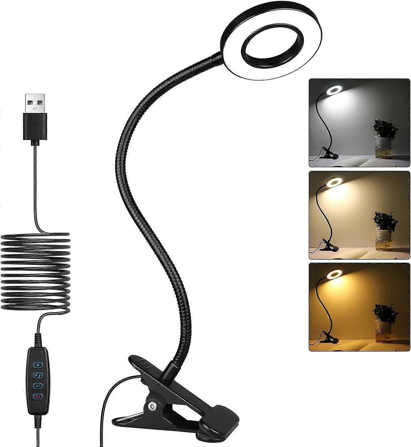 48 LEDs Dimmable reading lamp bed, 3 modes and level 10 dimming, adjustable brightness