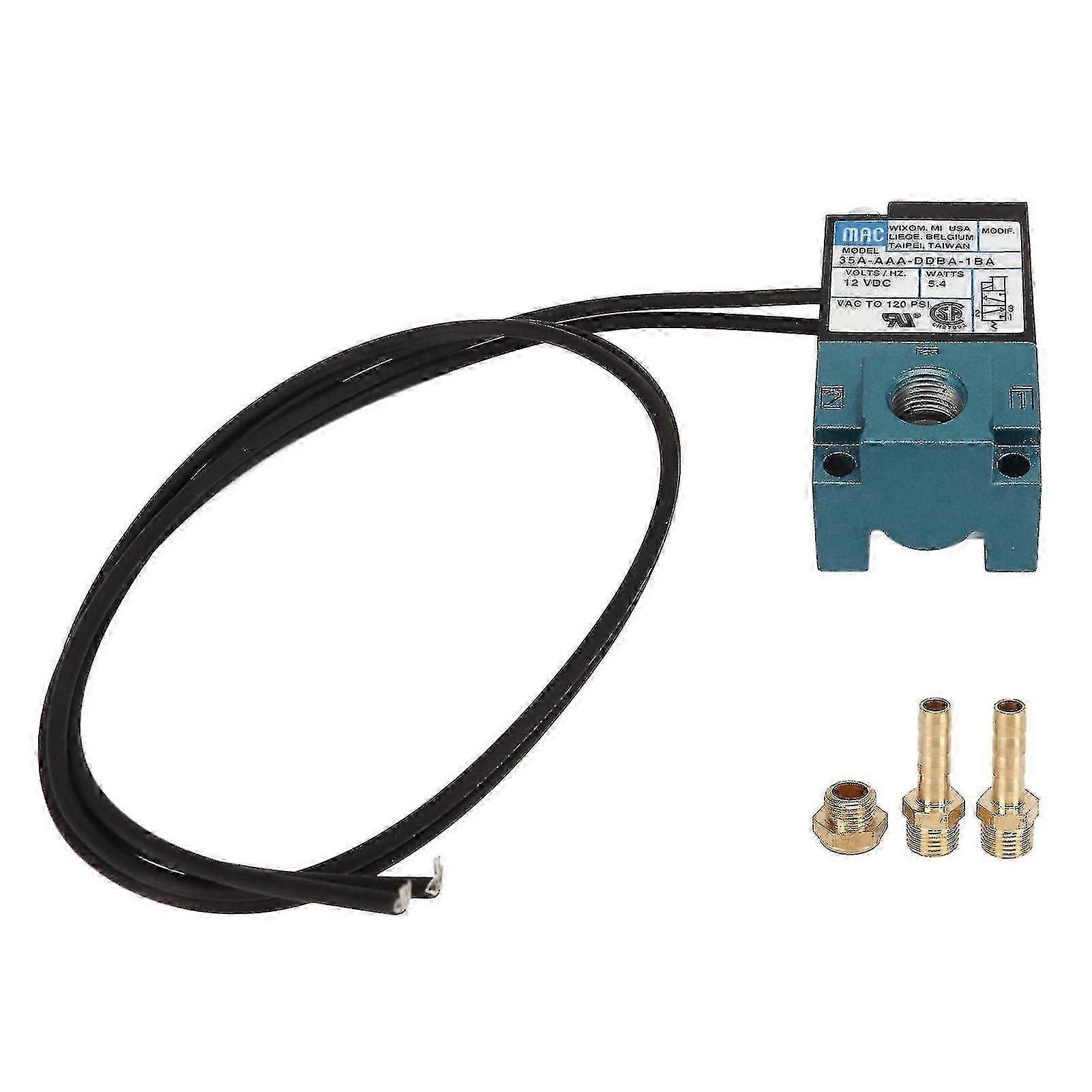 3 Port 12V 5.4W Boost Control Solenoid Valve 35A AAA DDBA 1BA Electronic Valve - Direct Replacement for AEM-ZZY Performance Systems