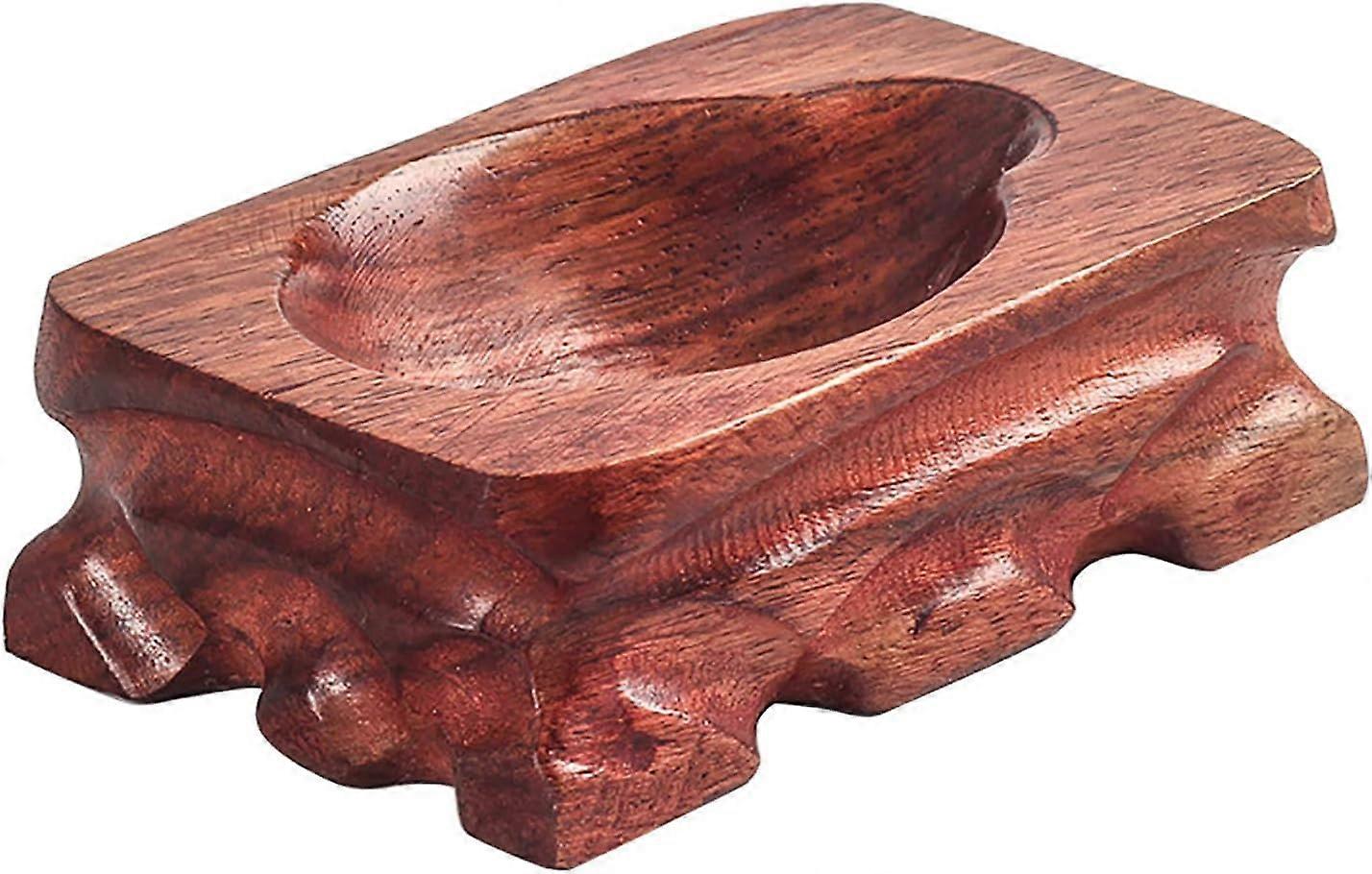 Pipe Stand Holder, Single Holder Pipes Decorative Display, Solid Wood Handmade