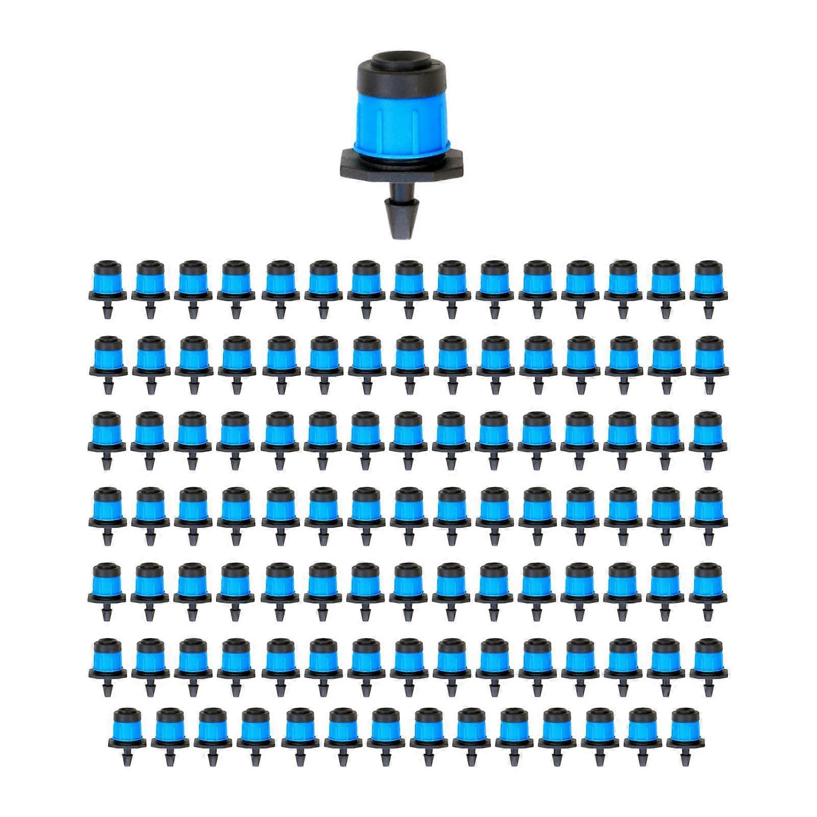 100x Adjustable Irrigation Drippers 360 Degree Full Circle for Lawn Backyard