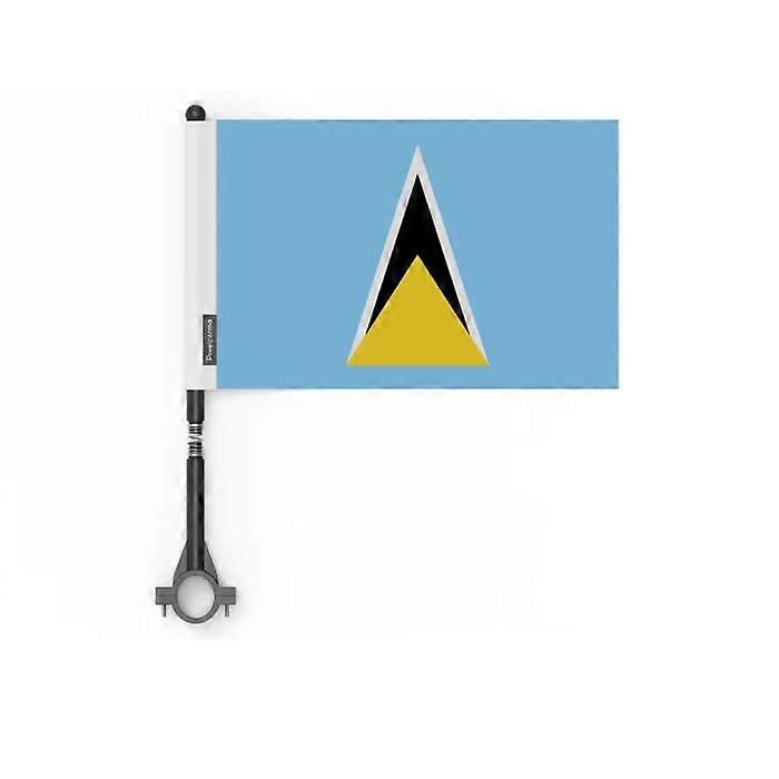 Flag - Saint Lucia - 14 x 21 cm - 5 pieces - Polyester - Double-sided print