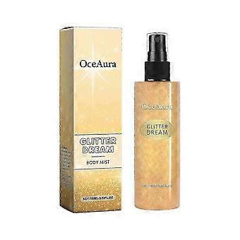 Body Glitter Spray Natural Stereoscopic Long-Lasting Shiny Hair Body Collarbone Highlighter Spray