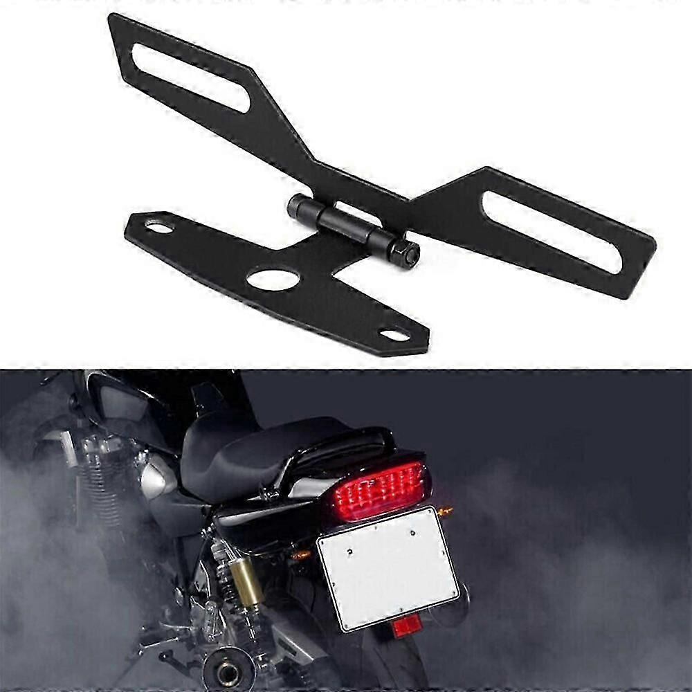Motorbike Atv Adjustable Folding License Plate Bracket Tail Fender Eliminator License Number Plate Bracket Mount Tidy Tail