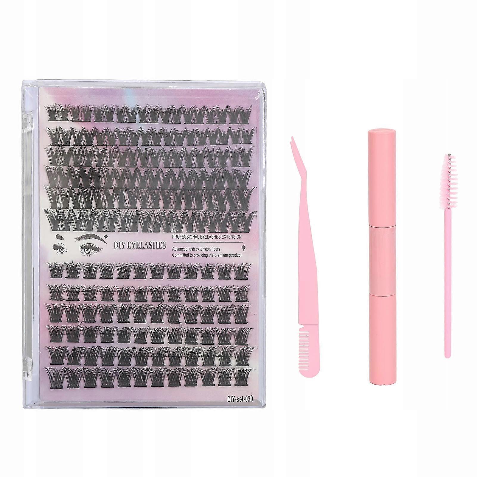 Kit d’extension de cils DIY avec 3 ml Double