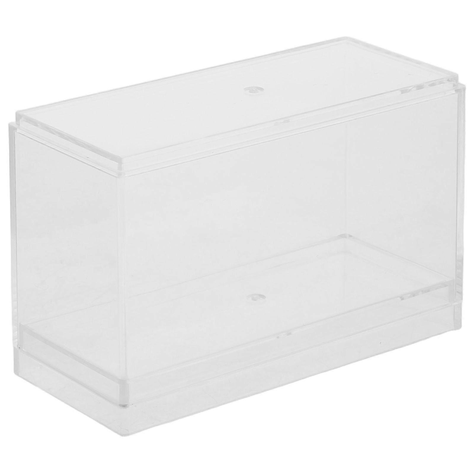 Model Car Display Case Clear Cover Base For Easy Viewing Cartoon Car Model Display Box Vehicle Model Case Small Car Model Case 1:65