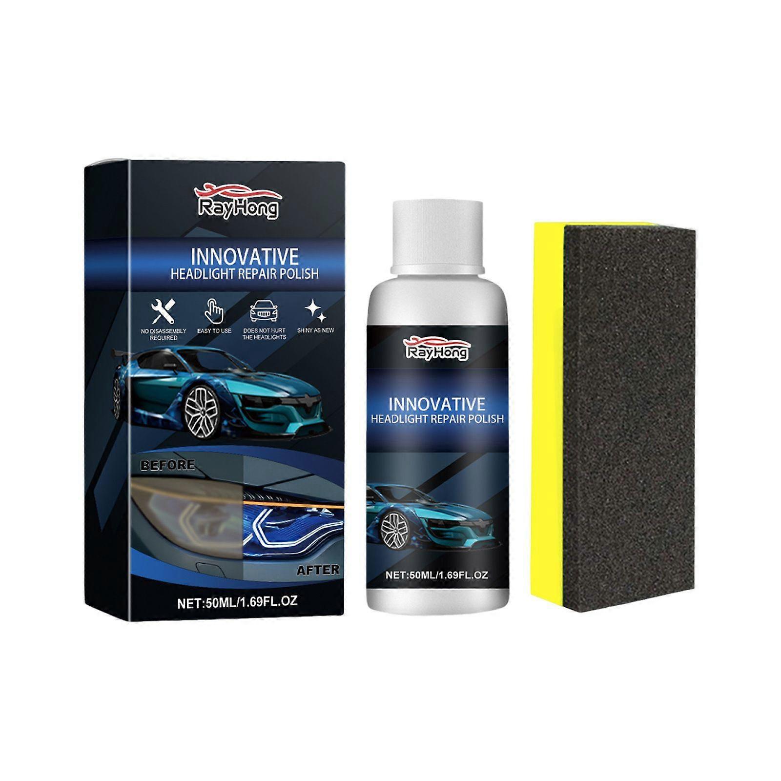 Car Headlight Polishing Agent Scratch Remover Repair Fluid Polish Tool Kit