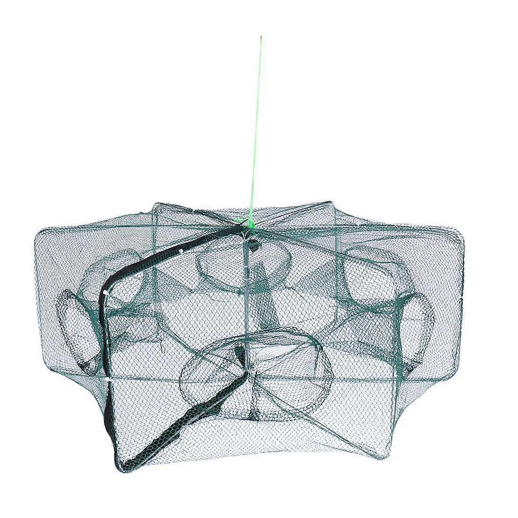 Foldable Fishing Net Trap Cast Dip Cage Prawn Shrimp Net