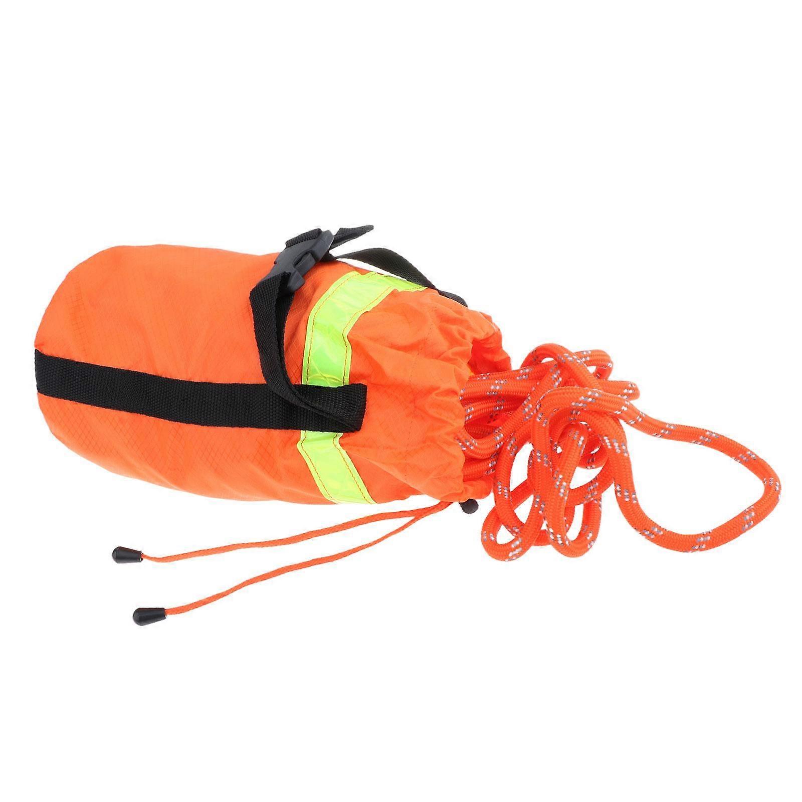 Reflective Water Throwable Throw Bag Floating Rope Canoe Drifting Boating