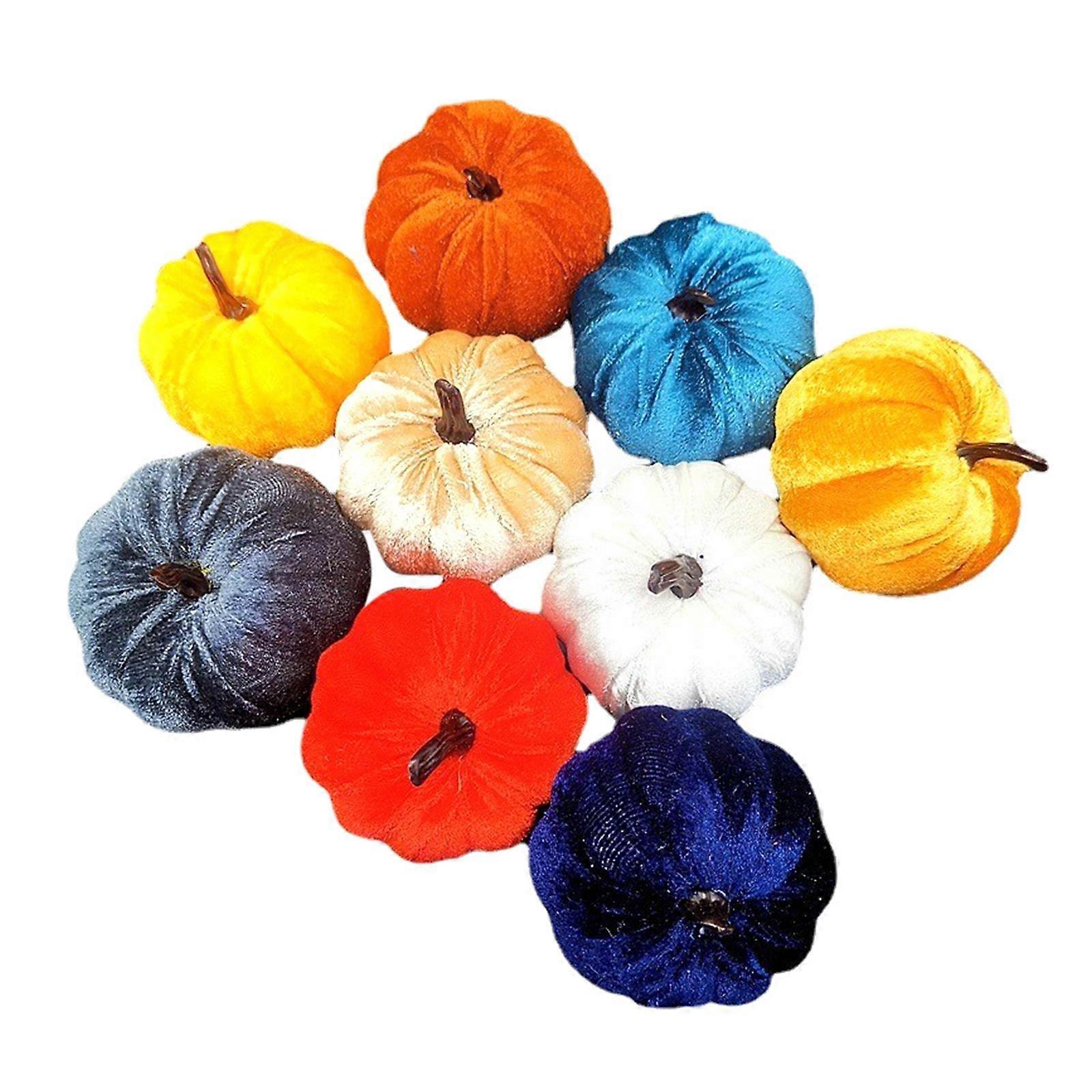 Mini Artificial pumpkin Decorations Autumn Prop Halloween