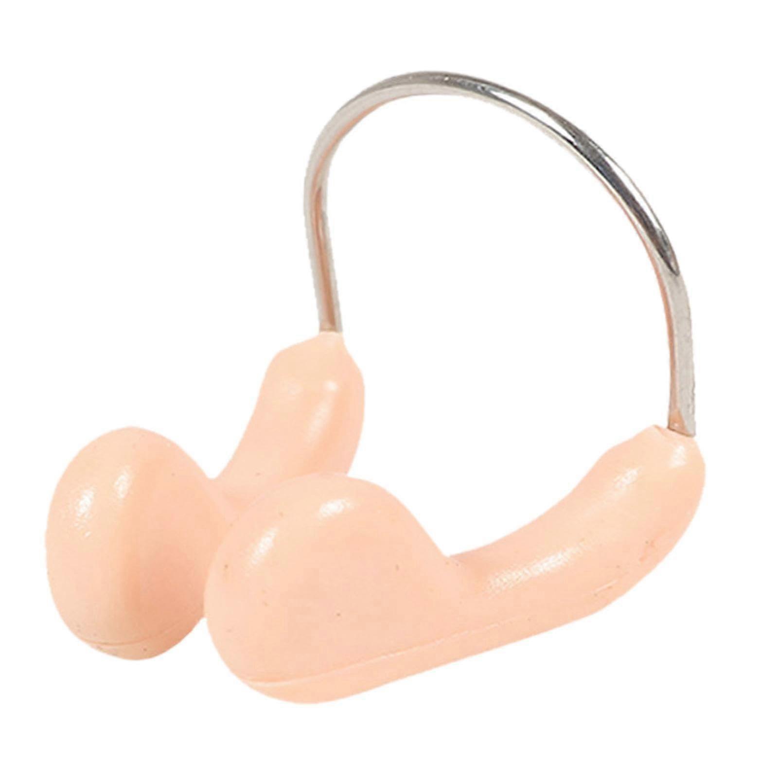 Nose plugs for swimming, nose plugs made of and stainless steel, Adjustable nose protector, Swimming nose clip for by women and Packed