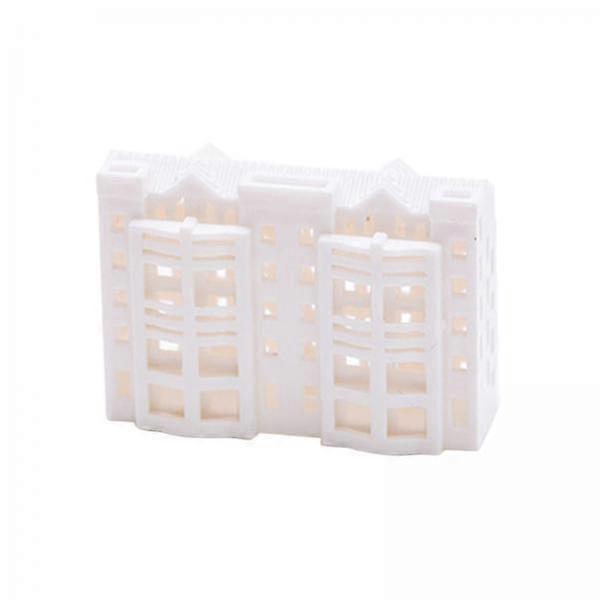 Charming Miniature Residential Building Set for Model Railroad Landscapes