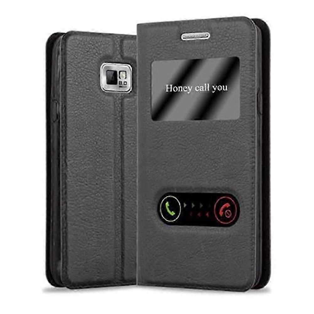 Coque pour marque compatible Galaxy S2 / S2 PLUS - dispose de 2 fenêtres de visualisation pour plus de commodité