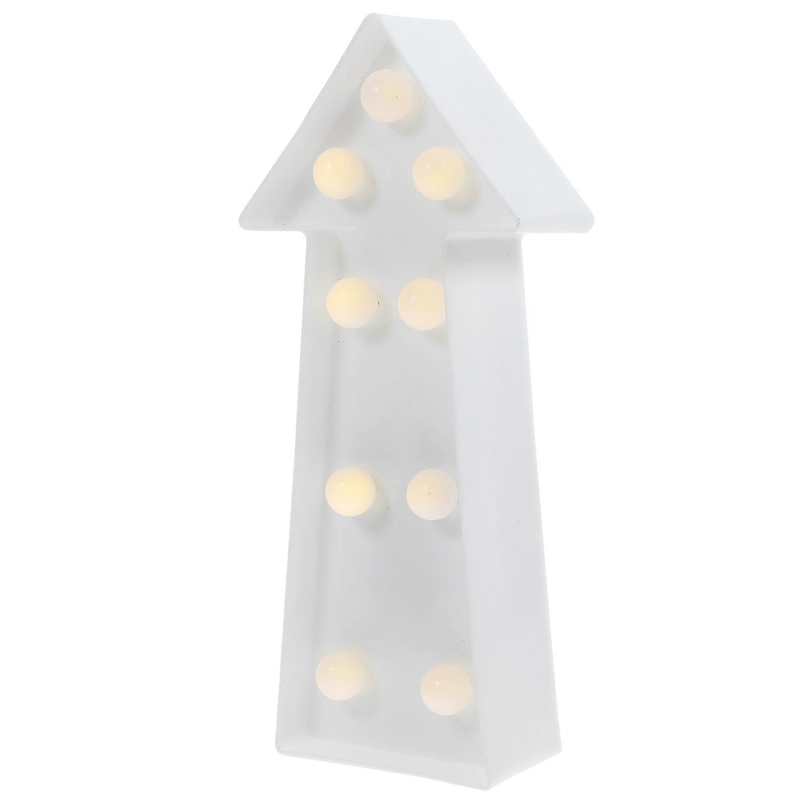 Arrow Lamp with LEDs, Versatile Decorative Light for Indoor and Event Use