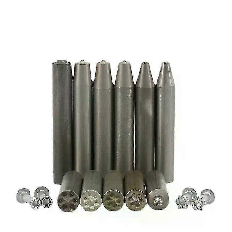 Puoliputkimainen niittilävistys 2/5/6/7/8/10mm laippatyökalu kihartamiskaiverrustaltalla