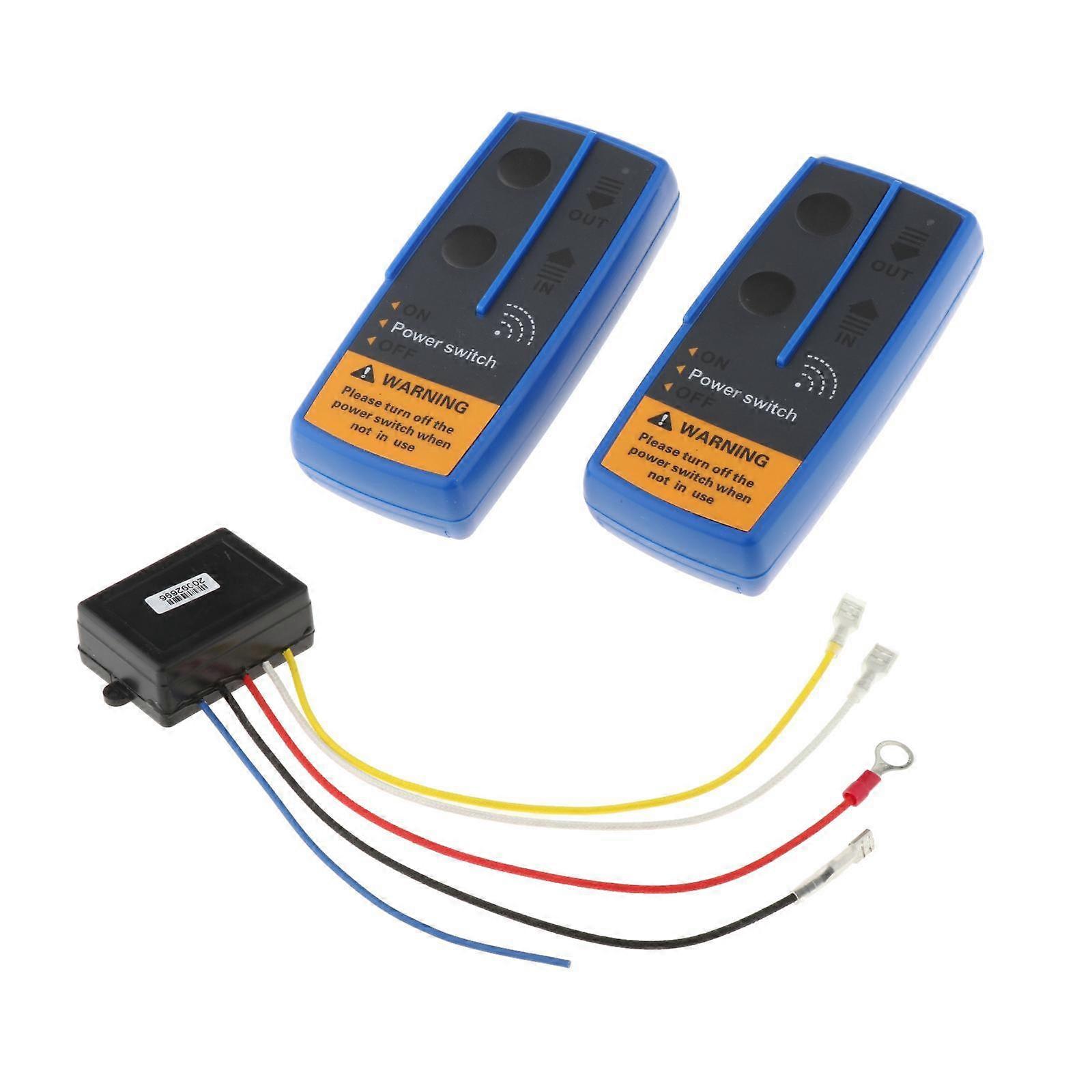 2 κομμάτια Winch Remote 500A Winch Relay Contactor Τηλεχειριστήριο: Μήκος: 4 9/64